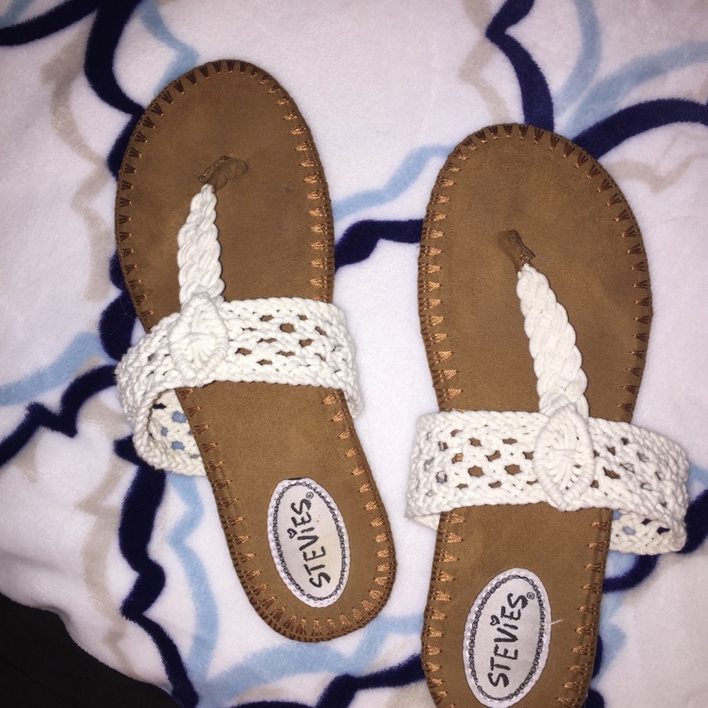 Crochet sandals